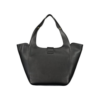 Black Polyurethane Women's Bag