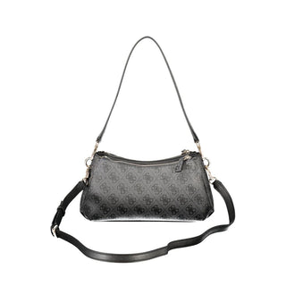 Black Polyurethane Women's Bag