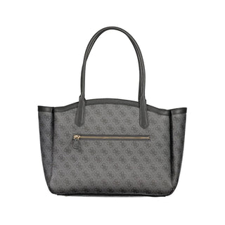 Black Polyurethane Women's Bag