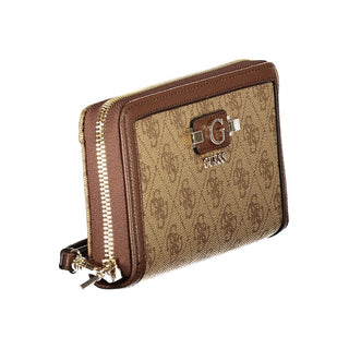Cartera beige de polietileno  