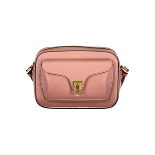 Pink Leather Women's Bag