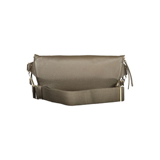 Bolso de Mano de Cuero Marrón