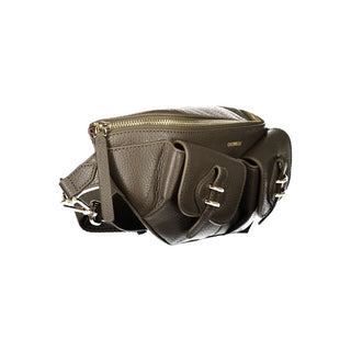 Bolso de Mano de Cuero Marrón