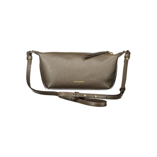 Bolso de Mano de Cuero Marrón