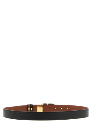 Black Calfskin Regular Belt