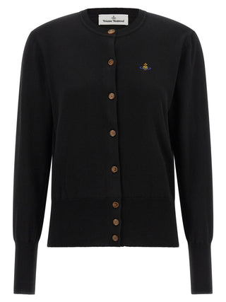 Black Cotton Cardigan