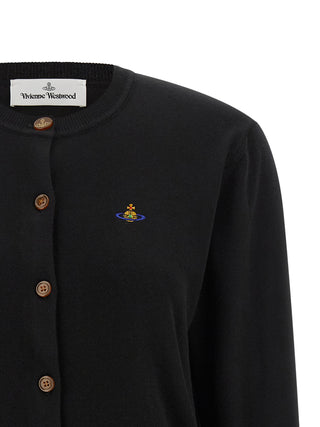 Black Cotton Cardigan