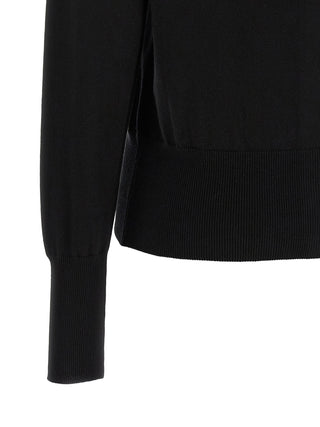 Black Cotton Cardigan