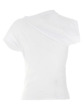 Camiseta de algodón blanca