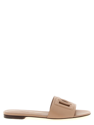 Sandalias de becerro beige