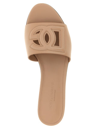 Sandalias de becerro beige