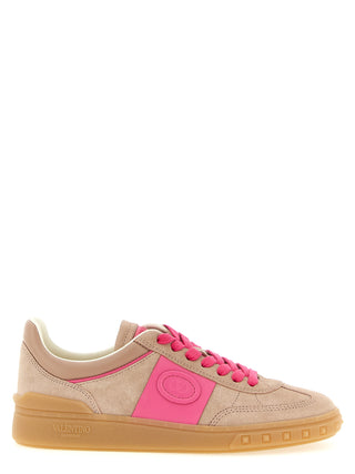 Zapatillas bajas multicolor de piel de becerro