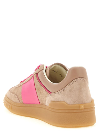 Zapatillas bajas multicolor de piel de becerro