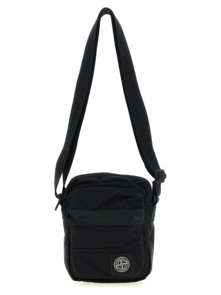 Black Polyamide Crossbody Bag