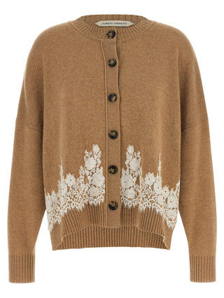 Brown Cashmere Cardigan