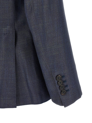 Blue Viscose Blazer