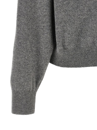 Gray Virgin Wool Cardigan