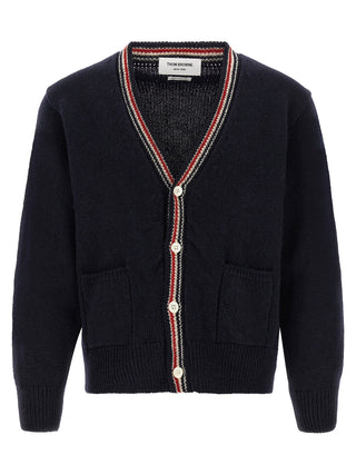 Blue Wool Cardigan