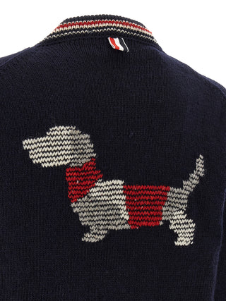 Blue Wool Cardigan