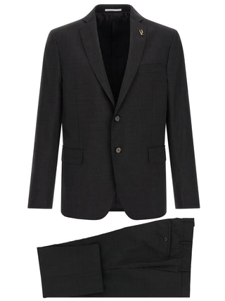 Gray Wool Two-Piece Suit