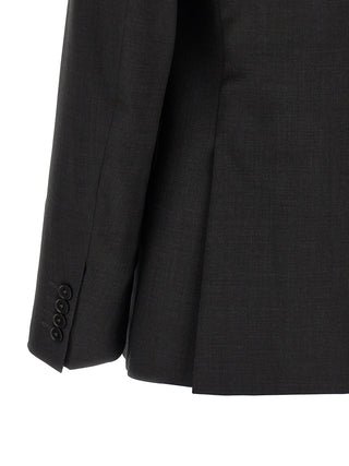 Gray Wool Two-Piece Suit