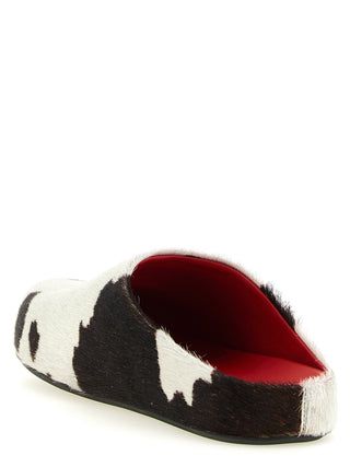 Multicolor Calfskin Clogs