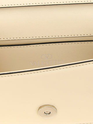White Calfskin Shoulder Bag