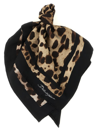 Brown Silk Scarf
