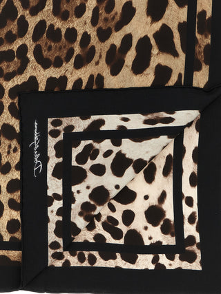 Brown Silk Scarf