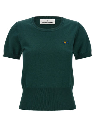 Bicolor Cotton Shortsleeve Shirt