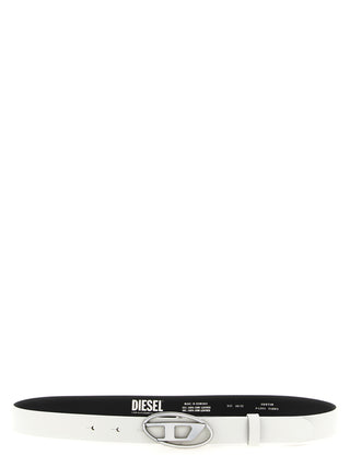 White Leather Regular Belt