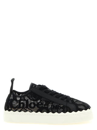Black Polyamide Low Top Sneakers