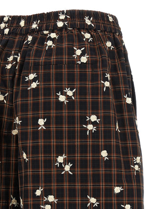 Brown Organic Cotton Bermuda Shorts
