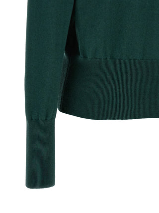 Bicolor Cotton Cardigan