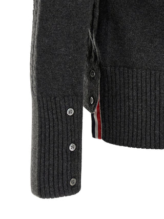 Gray Virgin Wool Polo Shirt
