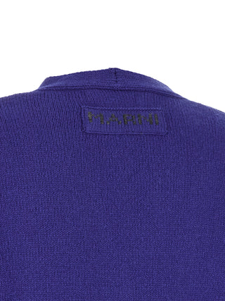Blue Virgin Wool Cardigan