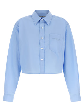 Blue Cotton Blouse