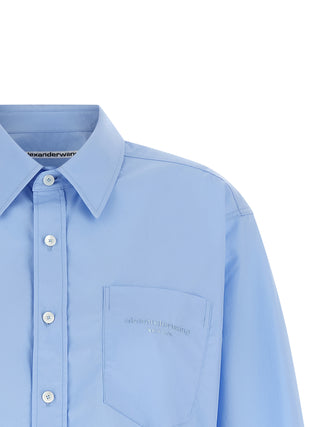 Blue Cotton Blouse