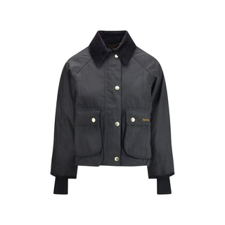 Black Cotton Full-Length Jacket