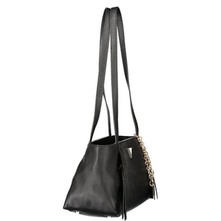 Black Polyurethane Women's Bag