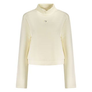 Bianco Polyester Donna Sweatshirt