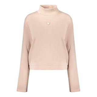 Pink Polyester Women's Sweatshirt