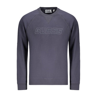 Blue Cotton Men's Sweatshirt