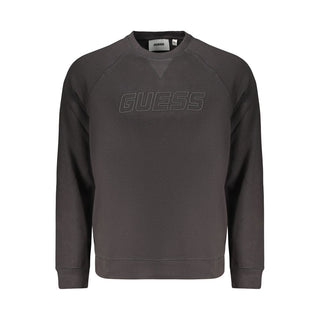 Black Cotton Men's Sweatshirt