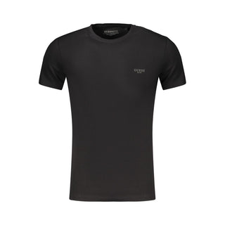 Black Cotton Mens T-Shirt