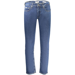 Blue Cotton Men's Jeans