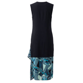 Blue Silk Women Dress