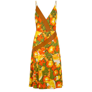 Yellow Silk Women Dress