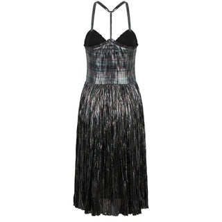 Black Polyester Women Dress