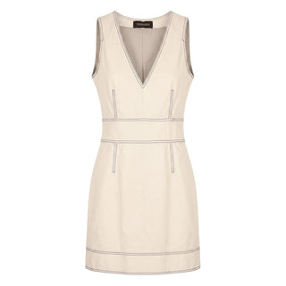 Beige Lamb Women Dress